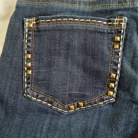 Lee Slender Secret Women's Petite Bootcut Jeans - Size 6P Dark Wash - Picture 11 of 14